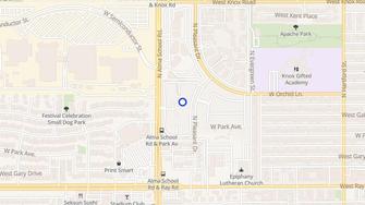 Map for Cambric Court Condominiums - Chandler, AZ