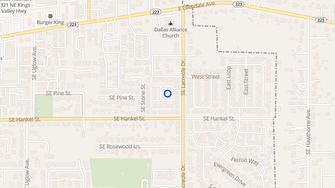 Map for La Creole Apartments - Dallas, OR
