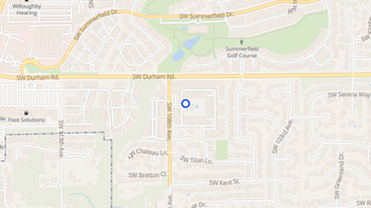 Map for Brightwaters at Redhawk  - Tigard, OR