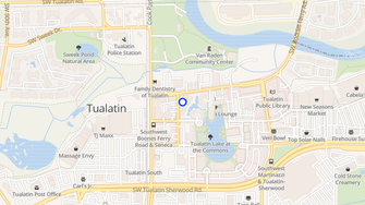 Map for Villas On The Lake - Tualatin, OR