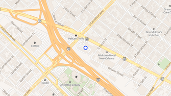 Map for Fountainbleau Apartments - New Orleans, LA
