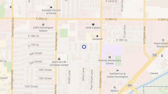 Map for Eaton Village Apartments - Farmington, NM