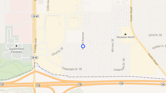 Map for Cedar Place Apartments - Owatonna, MN