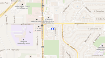 Map for Lyons Ridge Apartments  - Spokane, WA
