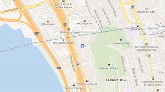 Map for Bayside Commons - Albany, CA