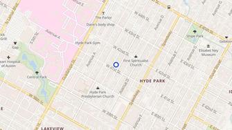 Map for Telluride Apartments - Austin, TX