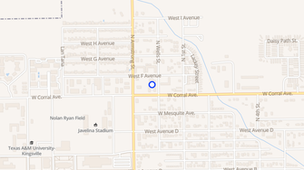 Map for Seville Apartments - Kingsville, TX