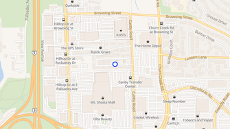 Map for Smoke Tree Apartments - Redding, CA