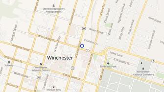 Map for Winchester Towers - Winchester, VA