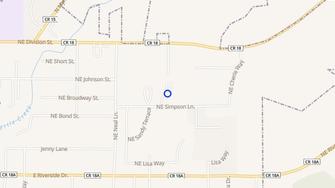 Map for Myrtle Terrace Apartments - Myrtle Creek, OR