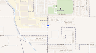 Map for Mesa Verde Apartments - Fruitland, ID