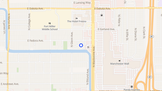 Map for Fig Garden Villa - Fresno, CA