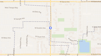 Map for Escalon Villas - Fresno, CA