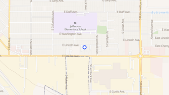 Map for Lincoln Place Apartments - Reedley, CA