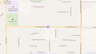 Map for Springfield Manor - Reedley, CA