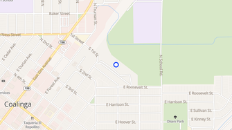 Map for Tara Glenn Apartments - Coalinga, CA