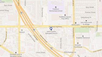 Map for Imperial Palms Apartments - Norwalk, CA