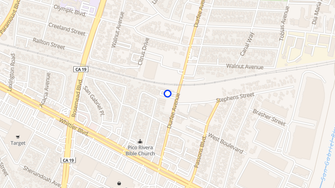 Map for El Adobe Apartments - Pico Rivera, CA