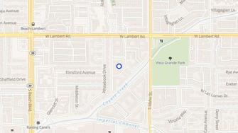 Map for Villas at Arbor Creek  - La Habra, CA