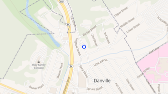 Map for Allied Kear Apartments - Danville, PA