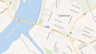 Map for Riverview Point Apartments - Catawissa, PA