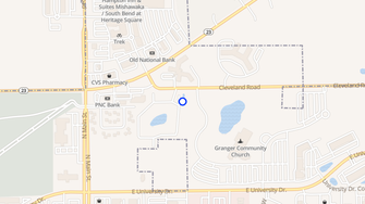 Map for Spring Lake Apartments - Granger, IN