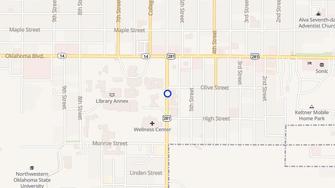 Map for Beeler's Apartment Rentals - Alva, OK