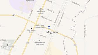 Map for Delaware Garden Apartments - Magnolia, MS