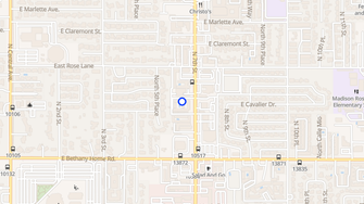 Map for Seven Springs Apartments - Phoenix, AZ