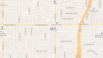 Map for Bridgewater Apartments - Phoenix, AZ