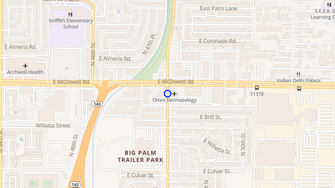 Map for Papago Gardens - Phoenix, AZ
