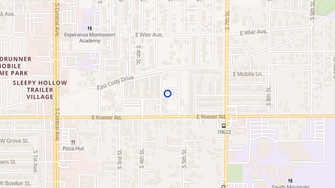 Map for Roeser Senior Village Apartments - Phoenix, AZ