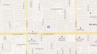 Map for Desert Springs Apartments - Phoenix, AZ