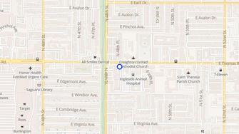 Map for Silktree Apartments - Phoenix, AZ