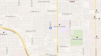 Map for Palomino Pointe  - Phoenix, AZ