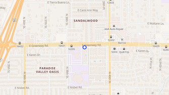 Map for Rancho Mirada Apartments - Phoenix, AZ