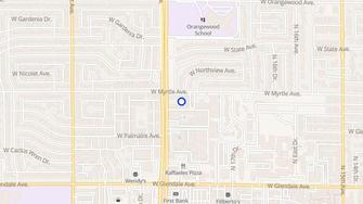 Map for Twillingate Apartments - Phoenix, AZ