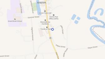 Map for Antrim Village - Antrim, NH