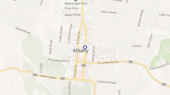 Map for Albany Village Apartments - Albany, KY