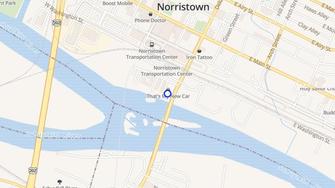 Map for Riverside Apartments - Norristown, PA