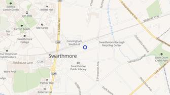 Map for Dartmouth House - Swarthmore, PA