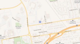 Map for Court Villa Apartments - Nashville, TN