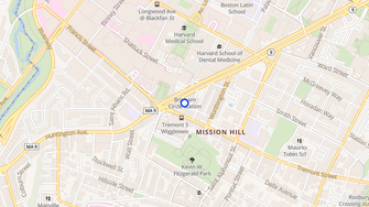 Map for Huntington Apartments - Boston, MA