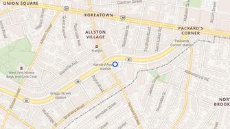 Map for At Home Realty - Allston, MA