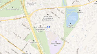 Map for Loma Villa Apartments - San Diego, CA