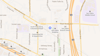 Map for Beyer Trolley Apartments - San Ysidro, CA