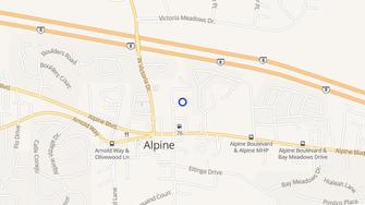 Map for Marshall Rd Apartments - Alpine, CA