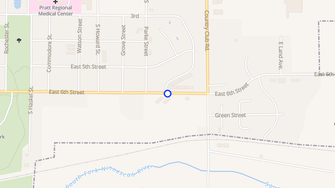 Map for Country Club Apartments - Pratt, KS