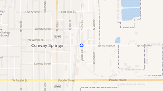 Map for Gateway Cottages - Conway Springs, KS