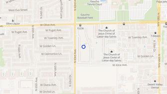 Map for Olive Tree Apartments - Glendale, AZ